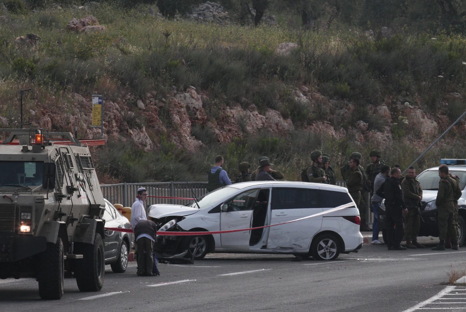 Palestinian shot dead after car rams Israeli police in Jerusalem | Mena ...